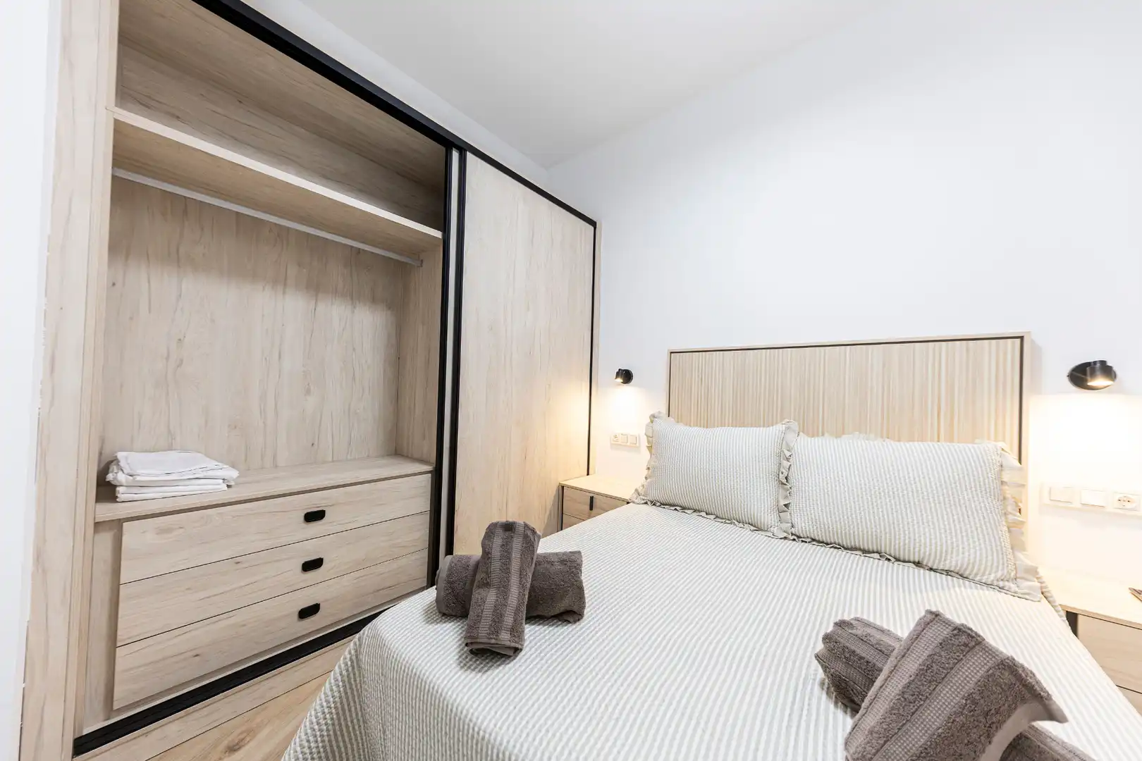 Schlafzimmer von Haus oder Chalet zur Miete in Águilas mit Klimaanlage, Heizung und Möbliert