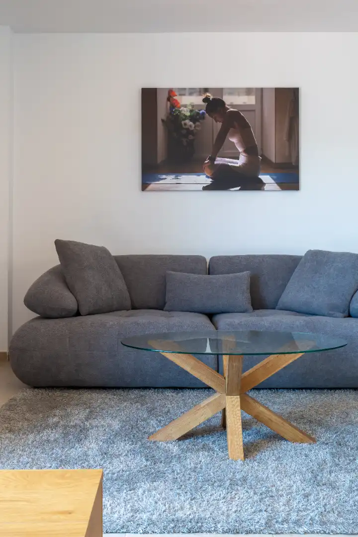 Sala d'estar de Apartament en venda en Roses amb Aire condicionat, Terrassa i Traster