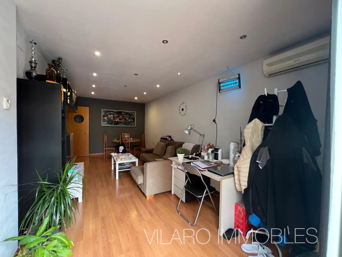 Sala de estar de Piso en venta en Sant Vicenç de Castellet con Aire acondicionado, Calefacción y Parquet
