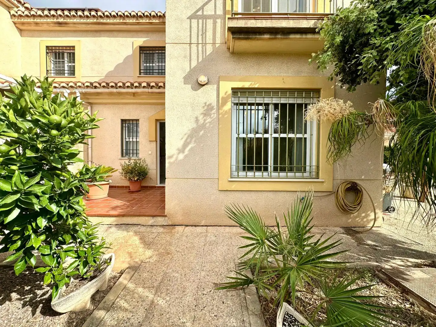 Exterior view of Duplexes for sale in Almería  with Private garden, Terrace and Storage room
