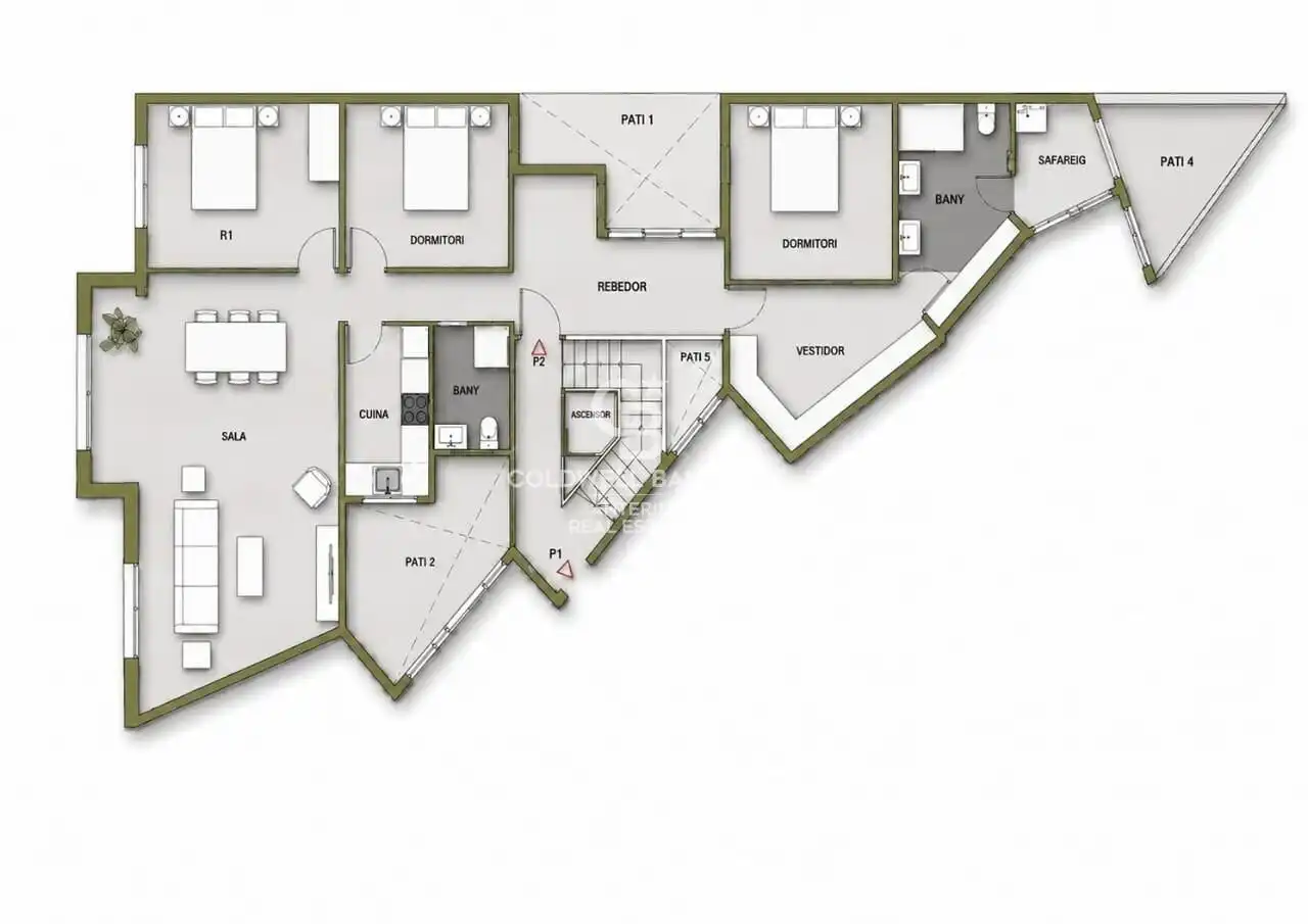 Piso en venta en Barcelona con Aire acondicionado, Calefacción y Parquet