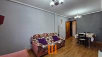 Living room of Flat for sale in A Coruña Capital   with Heating, Parquet flooring and Furnished