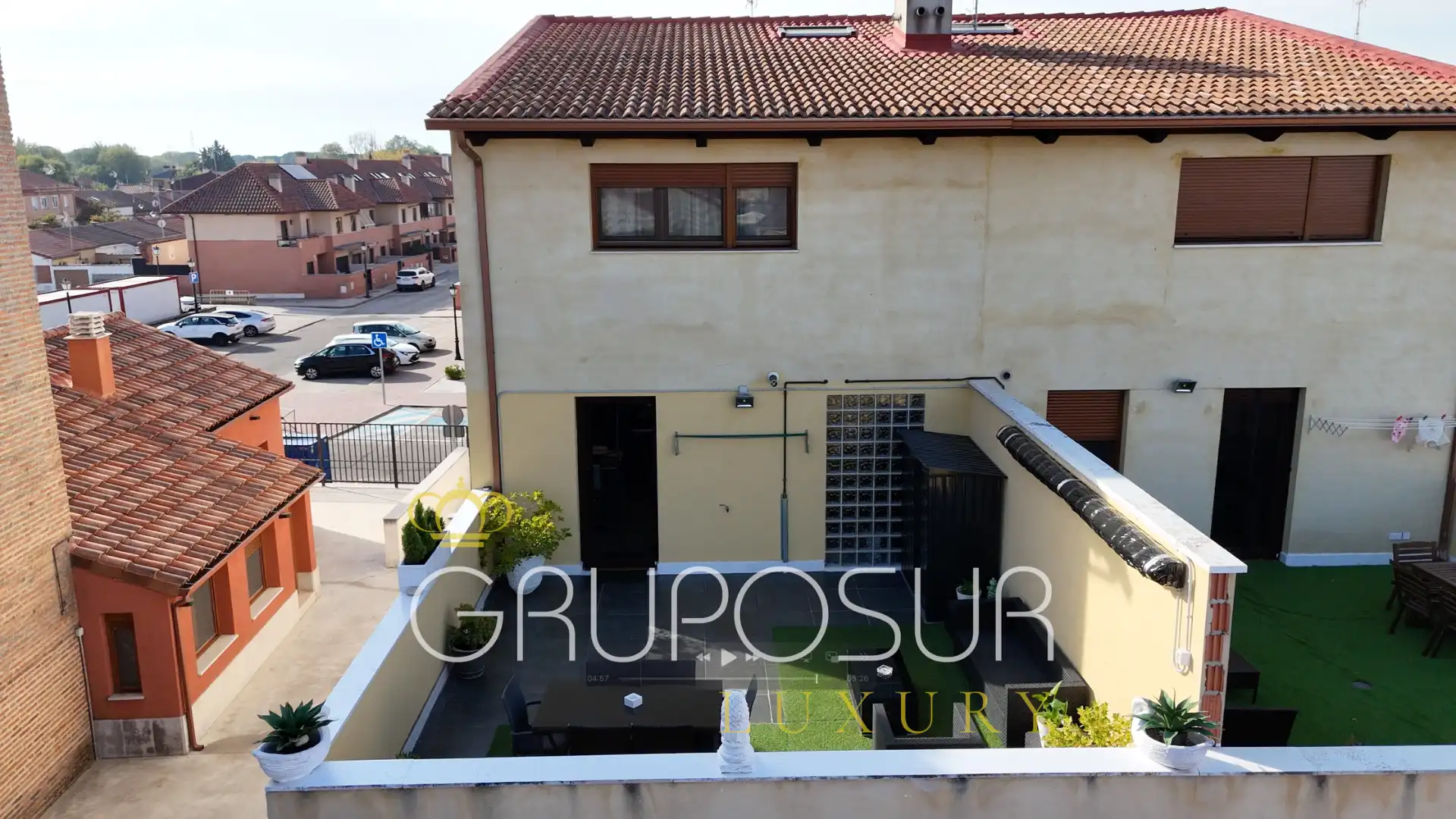 Terrace of Detached homes for sale in Viana de Cega  with Air Conditioner, Heating and Parquet flooring