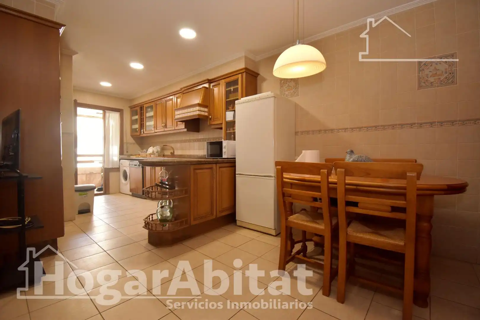 Kitchen of Flat for sale in Vila-real  with Air Conditioner, Heating and Furnished