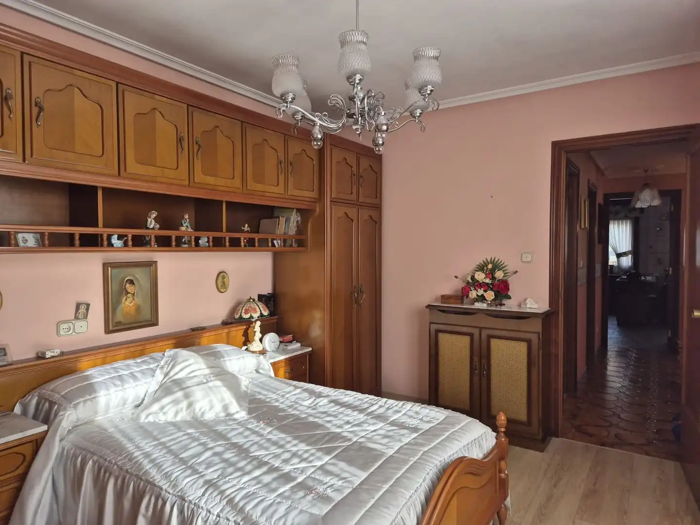 Bedroom of Flat for sale in Aller  with Terrace, Storage room and Swimming Pool