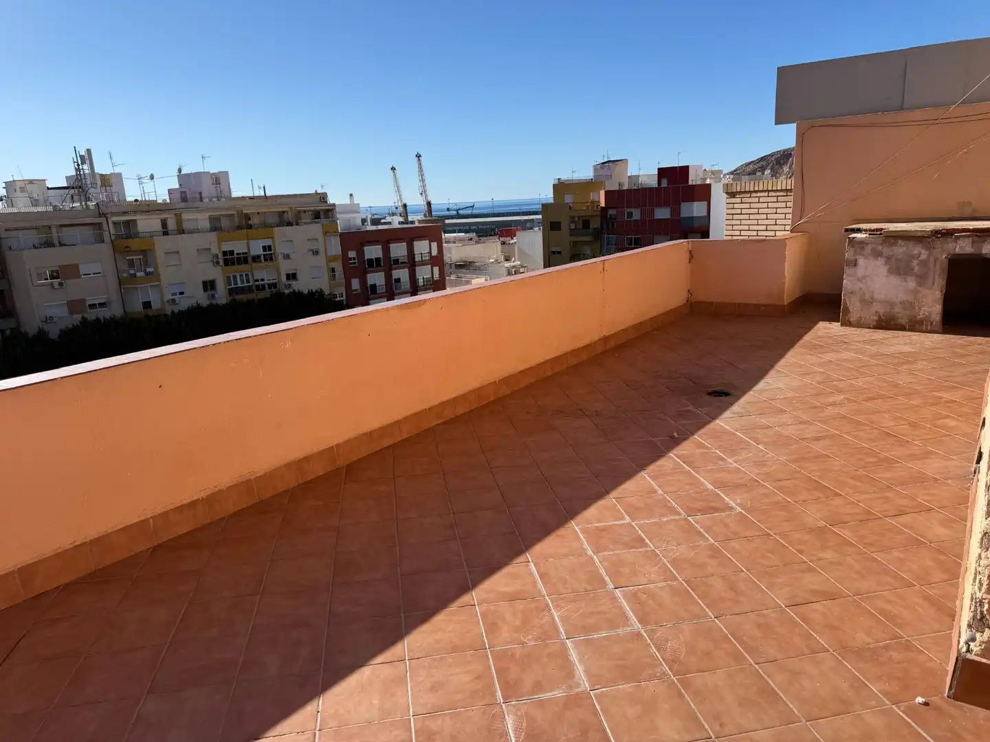 Terrasse von Dachboden zum Verkauf in Almería mit Terrasse