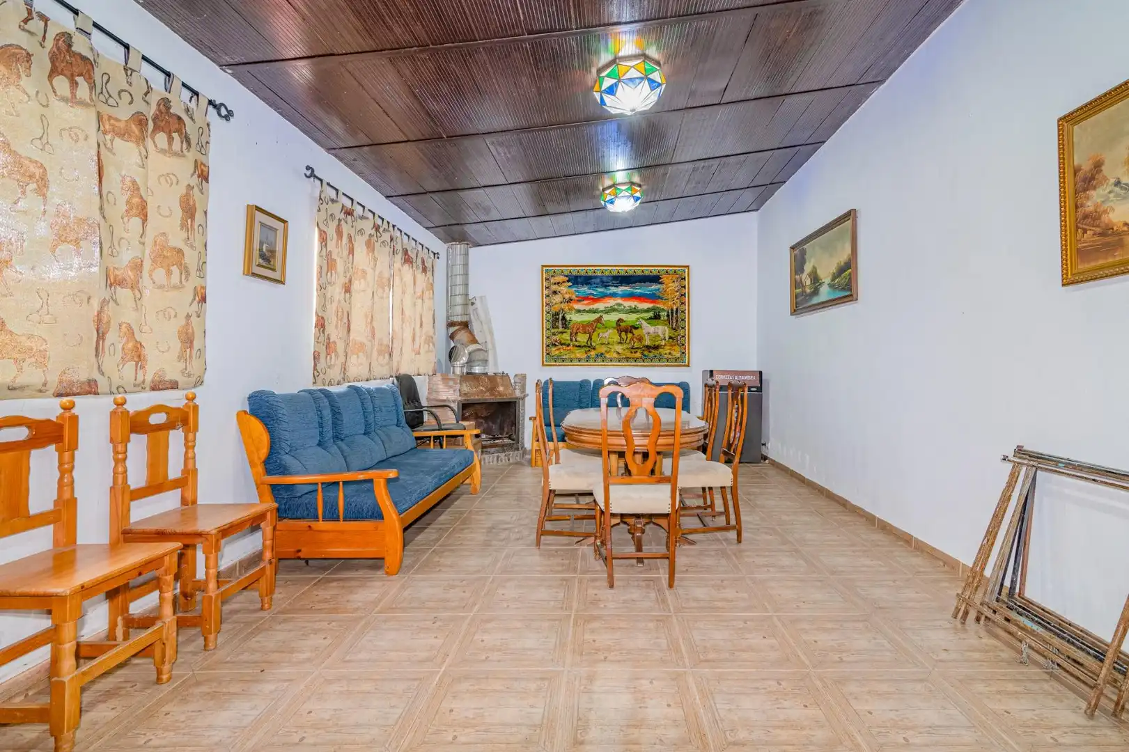 Sala de estar de Finca rústica en venta en La Zubia