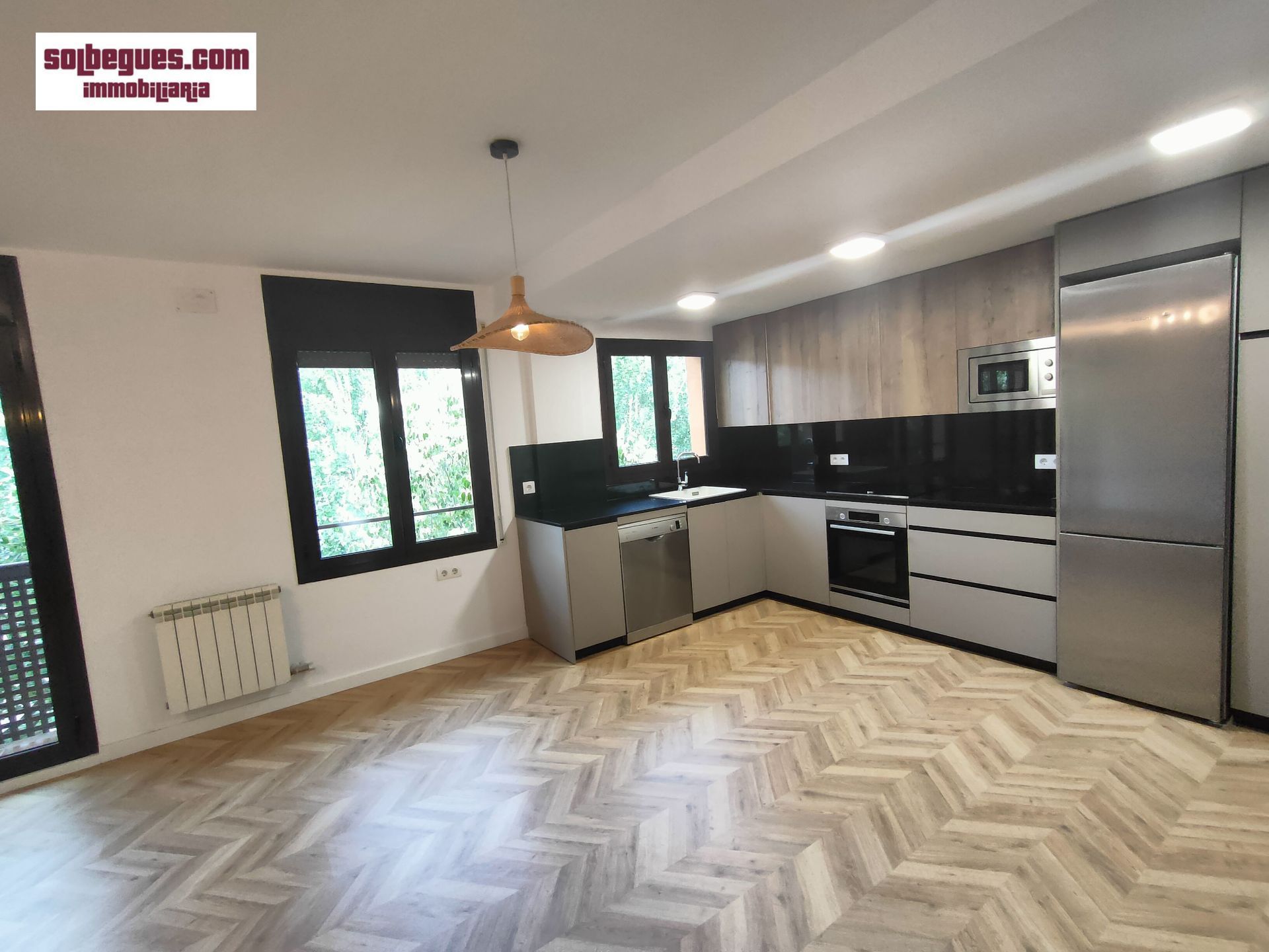 Kitchen of Duplex to rent in Begues  with Heating and Terrace