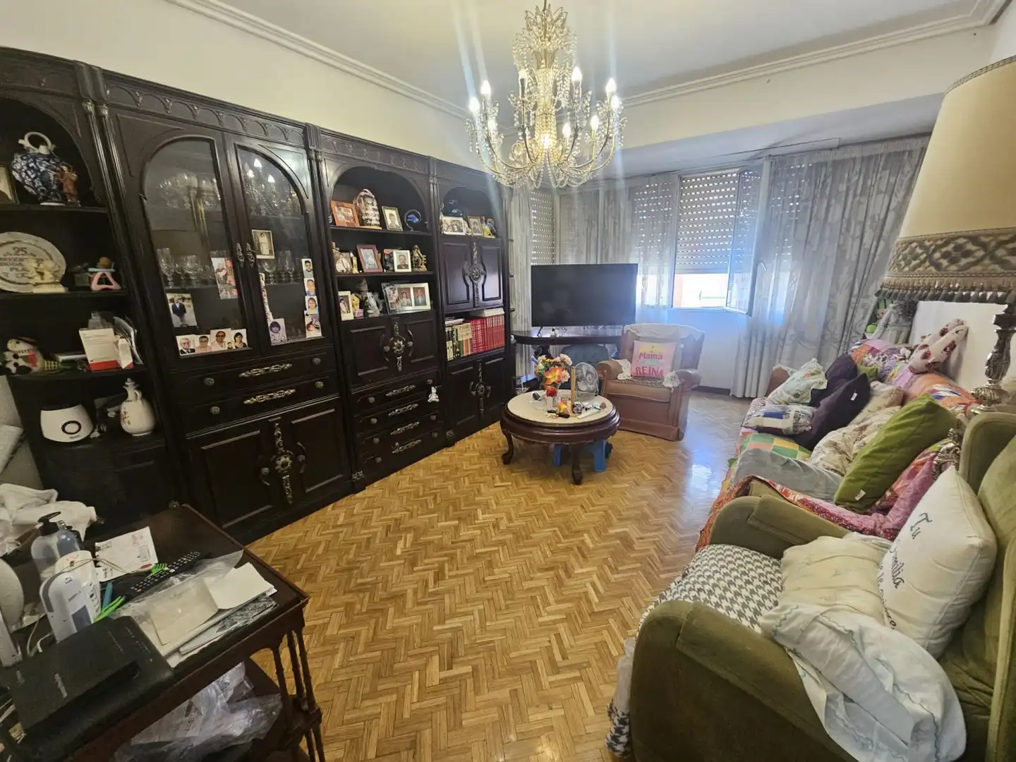 Sala de estar de Piso en venta en  Logroño con Calefacción, Parquet y Balcón