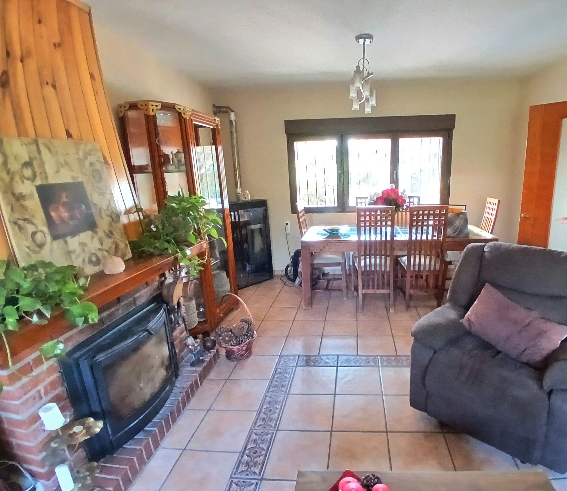 Living room of House or chalet for sale in Collado Villalba  with Heating, Private garden and Parquet flooring