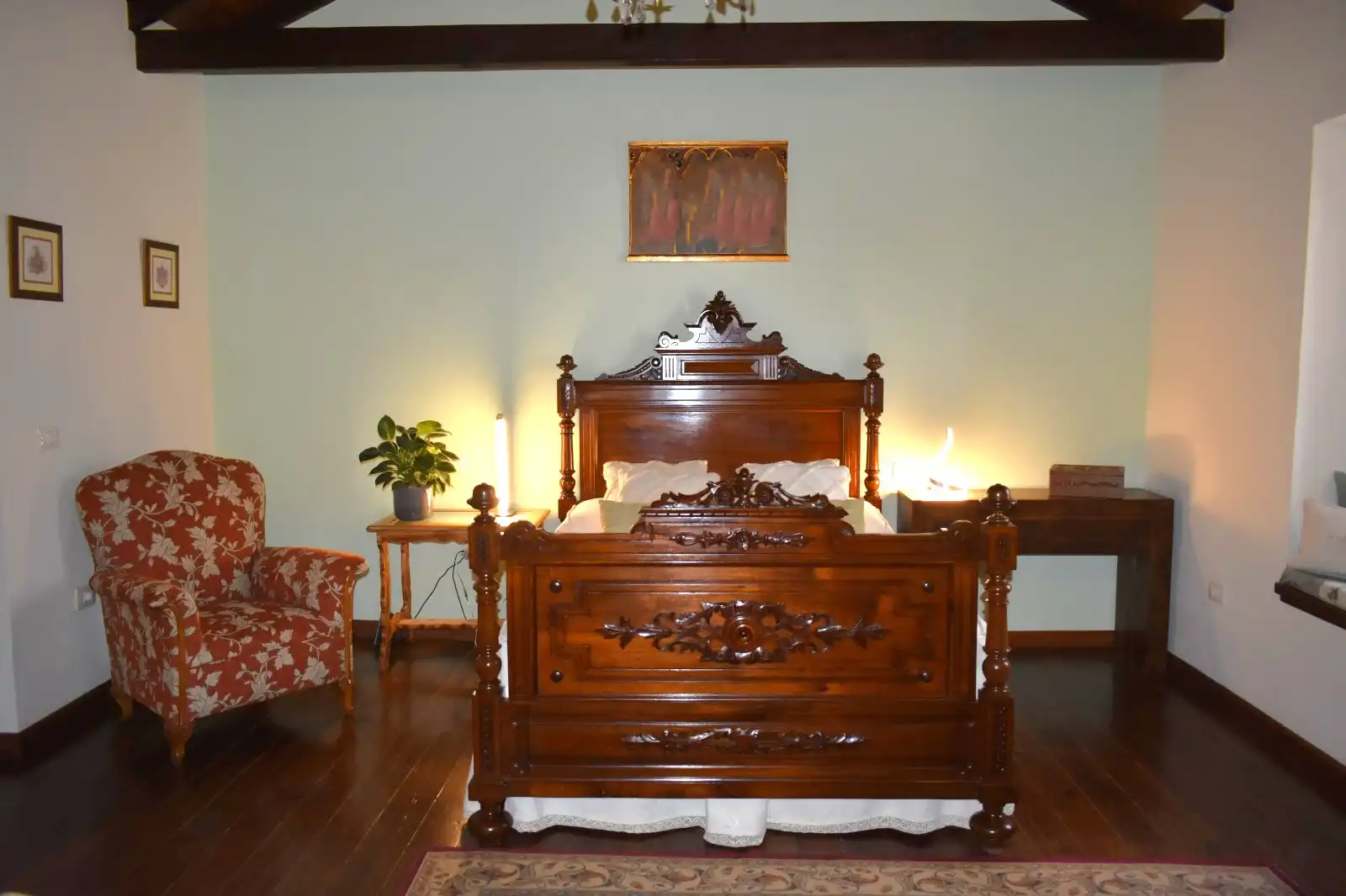 Habitación de Casa adosada en venta en Teror con Parquet, Terraza y Amueblado