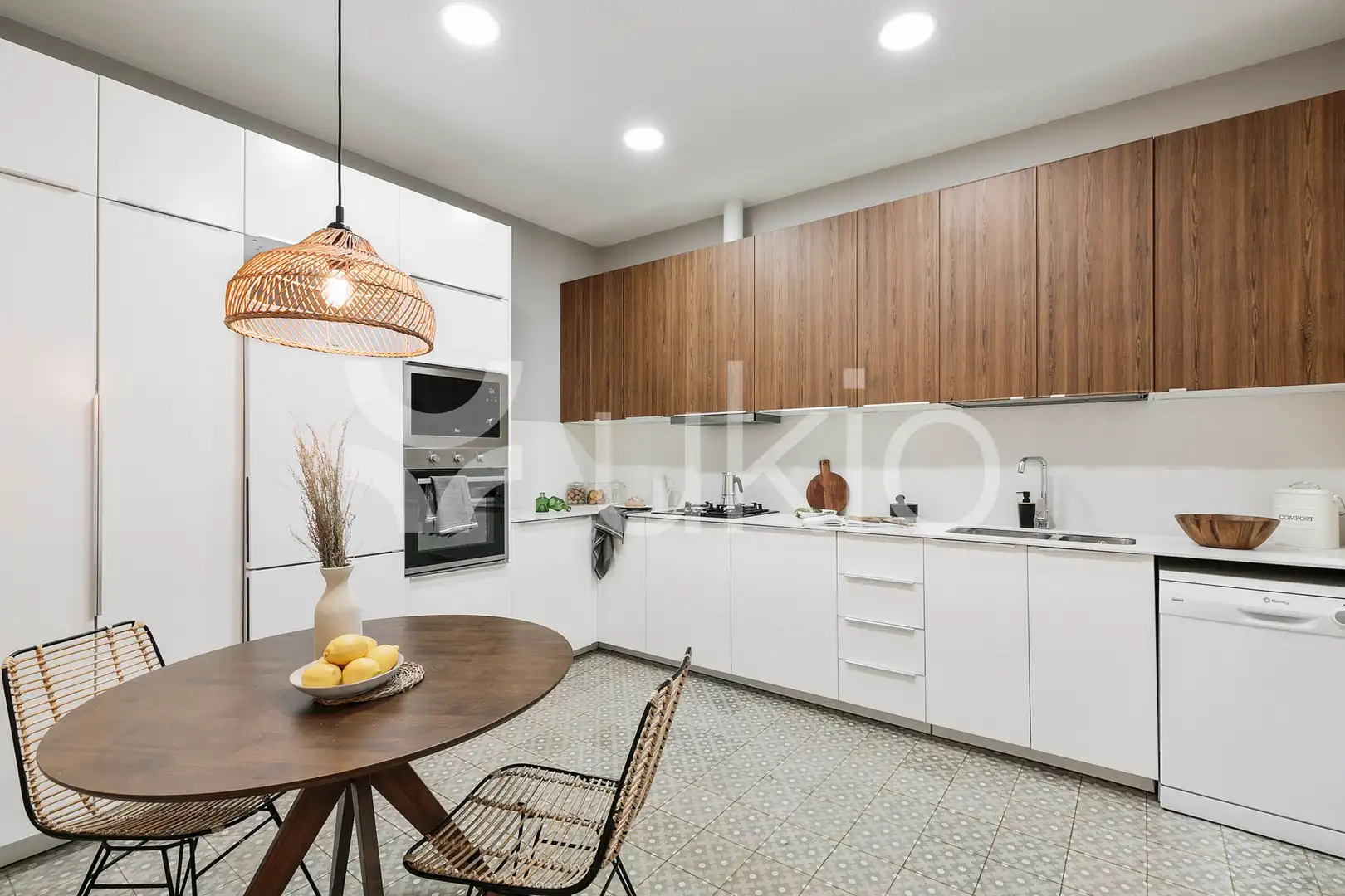 Kitchen of Apartments for rent in Barcelona  with Air Conditioner, Heating and Furnished
