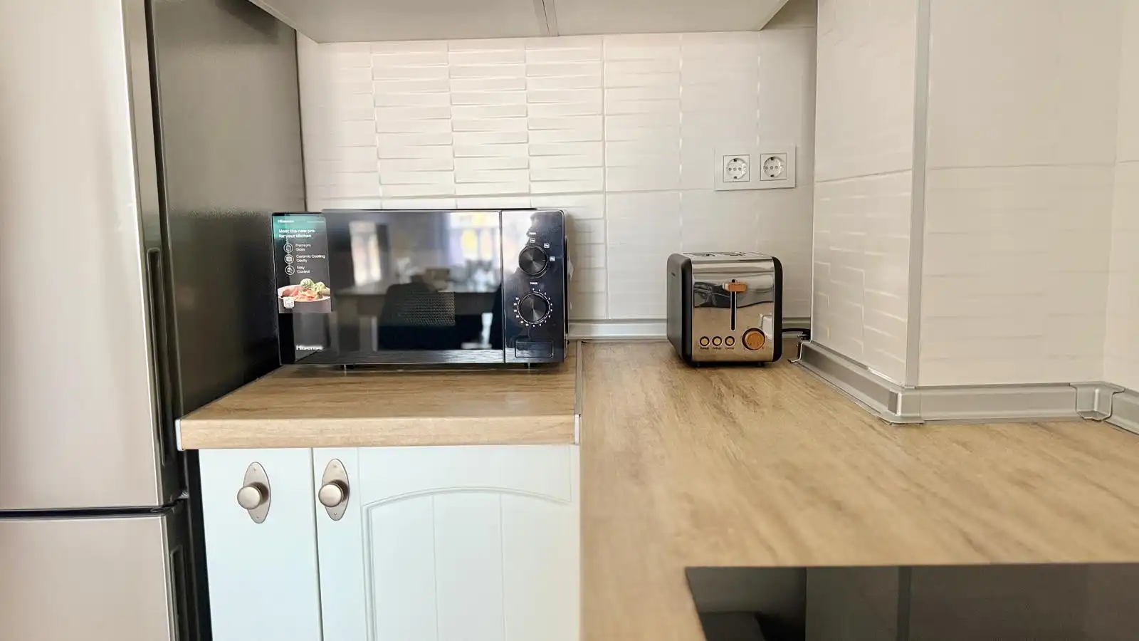 Cocina de Apartamento de alquiler en Torrevieja con Aire acondicionado, Calefacción y Terraza