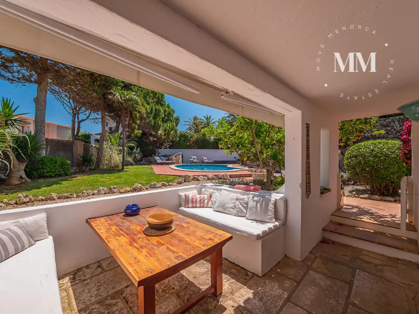 Terrassa de Casa o xalet en venda en Es Castell amb Aire condicionat, Calefacció i Jardí privat