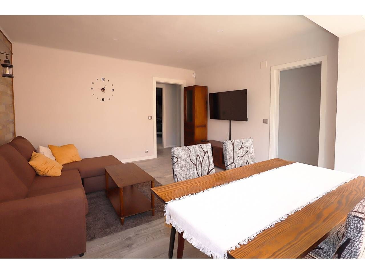 Sala d'estar de Pis en venda en Lloret de Mar amb Calefacció, Parquet i Moblat