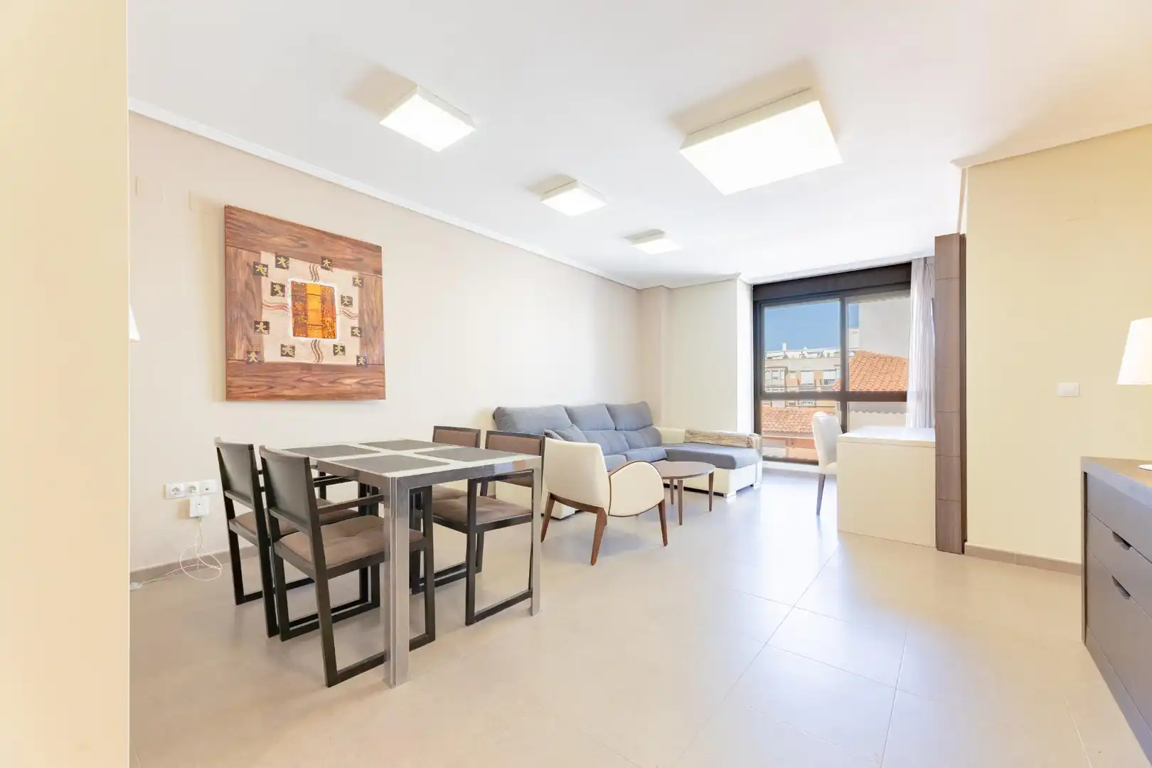 Sala de estar de Piso en venta en La Vall d'Uixó con Aire acondicionado y Amueblado