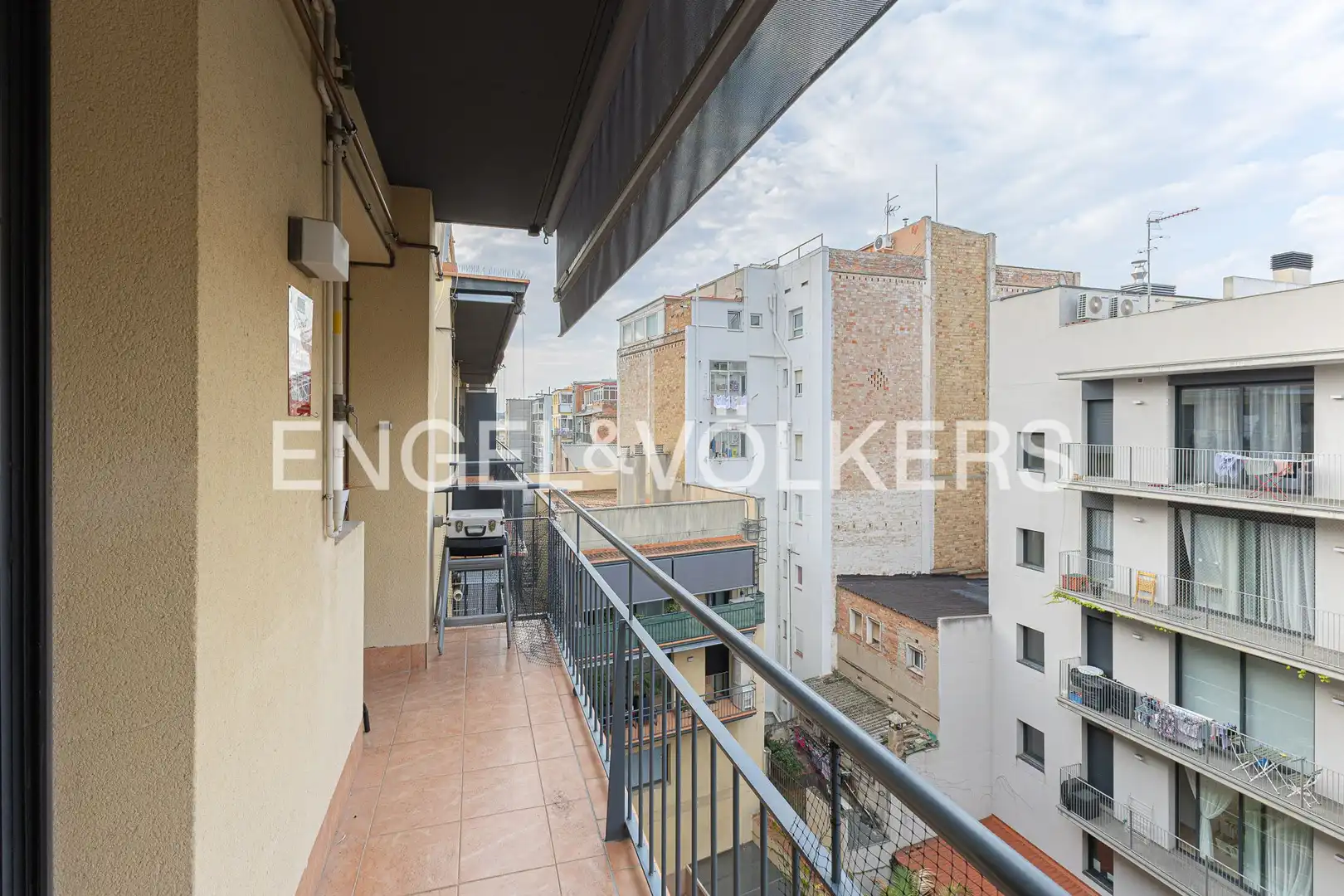 Terraza de Piso de alquiler en Barcelona con Aire acondicionado, Calefacción y Parquet