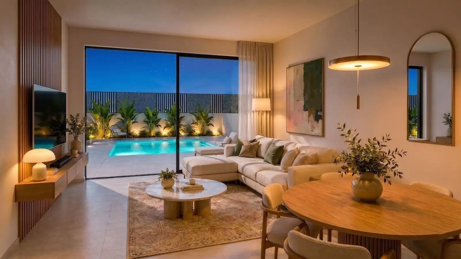 Wohnzimmer von Country house zum Verkauf in Torre-Pacheco mit Klimaanlage, Privatgarten und Terrasse