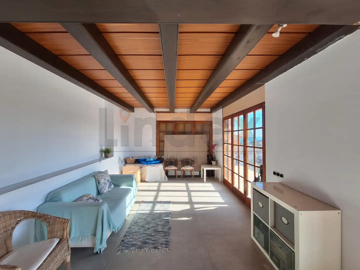 Sala de estar de Casa o chalet en venta en Arenys de Mar con Calefacción, Jardín privado y Parquet