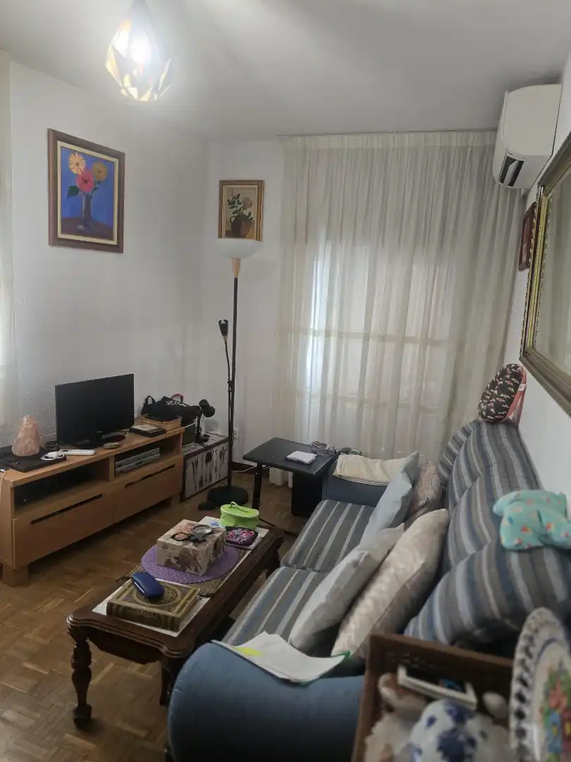 Sala d'estar de Pis en venda en Navalcarnero amb Aire condicionat, Calefacció i Parquet