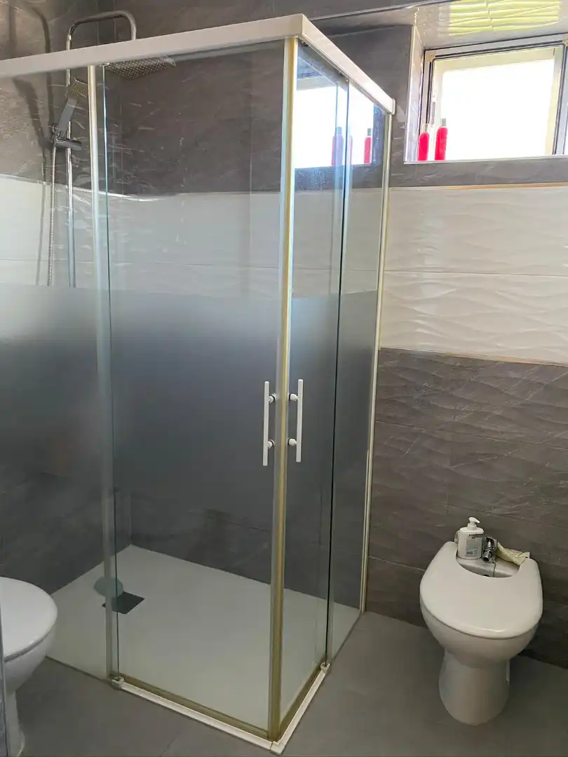 Bathroom of Flat for sale in Villanueva del Arzobispo  with Air Conditioner, Private garden and Furnished