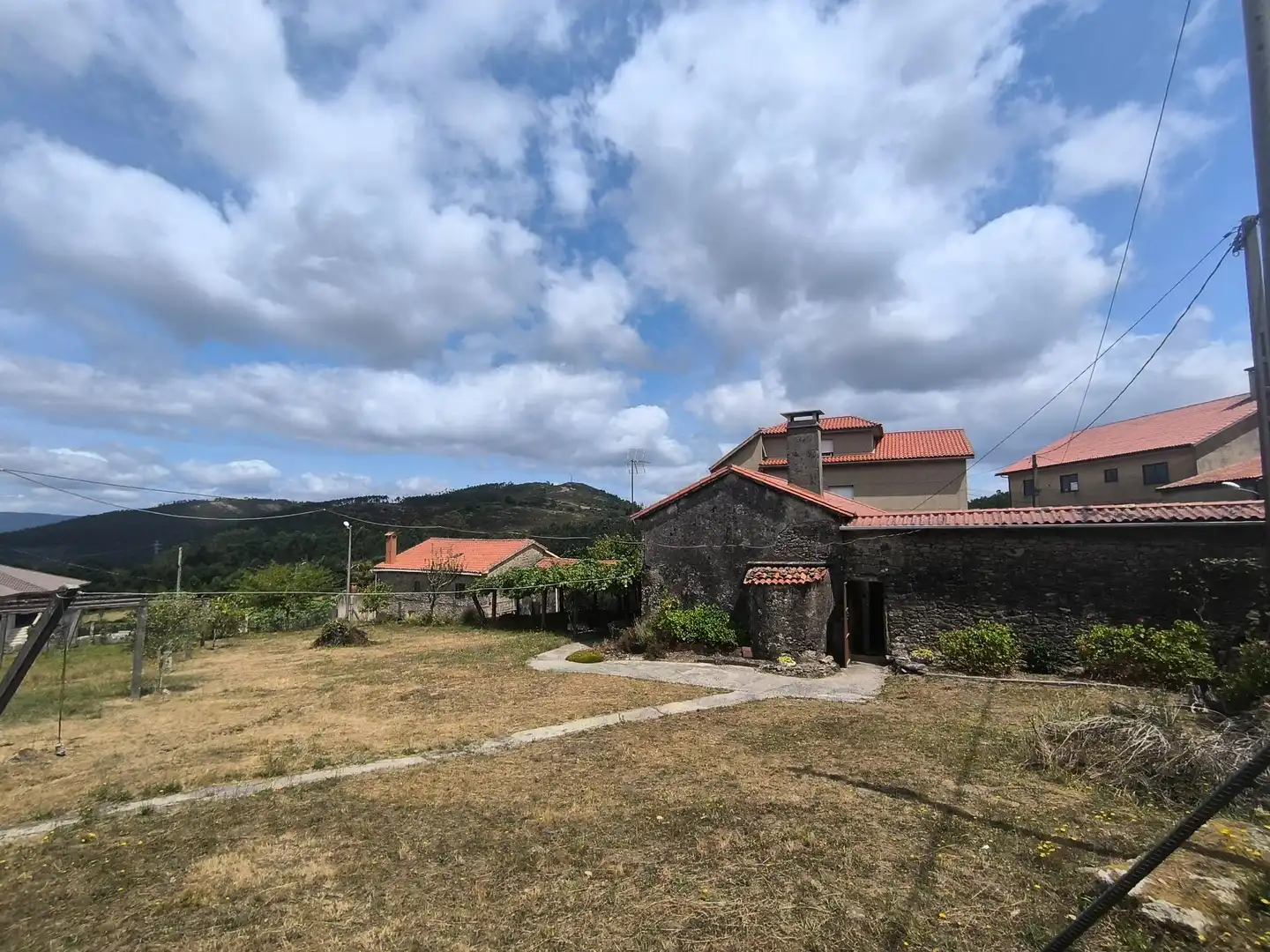 Vista exterior de Casa o xalet en venda en Teo amb Jardí privat