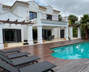 Terrassa de Casa o xalet de lloguer en Marbella amb Aire condicionat, Jardí privat i Terrassa