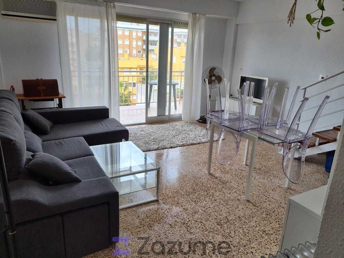 Living room of Duplex for rent in Sueca  with Private garden, Terrace and Swimming Pool