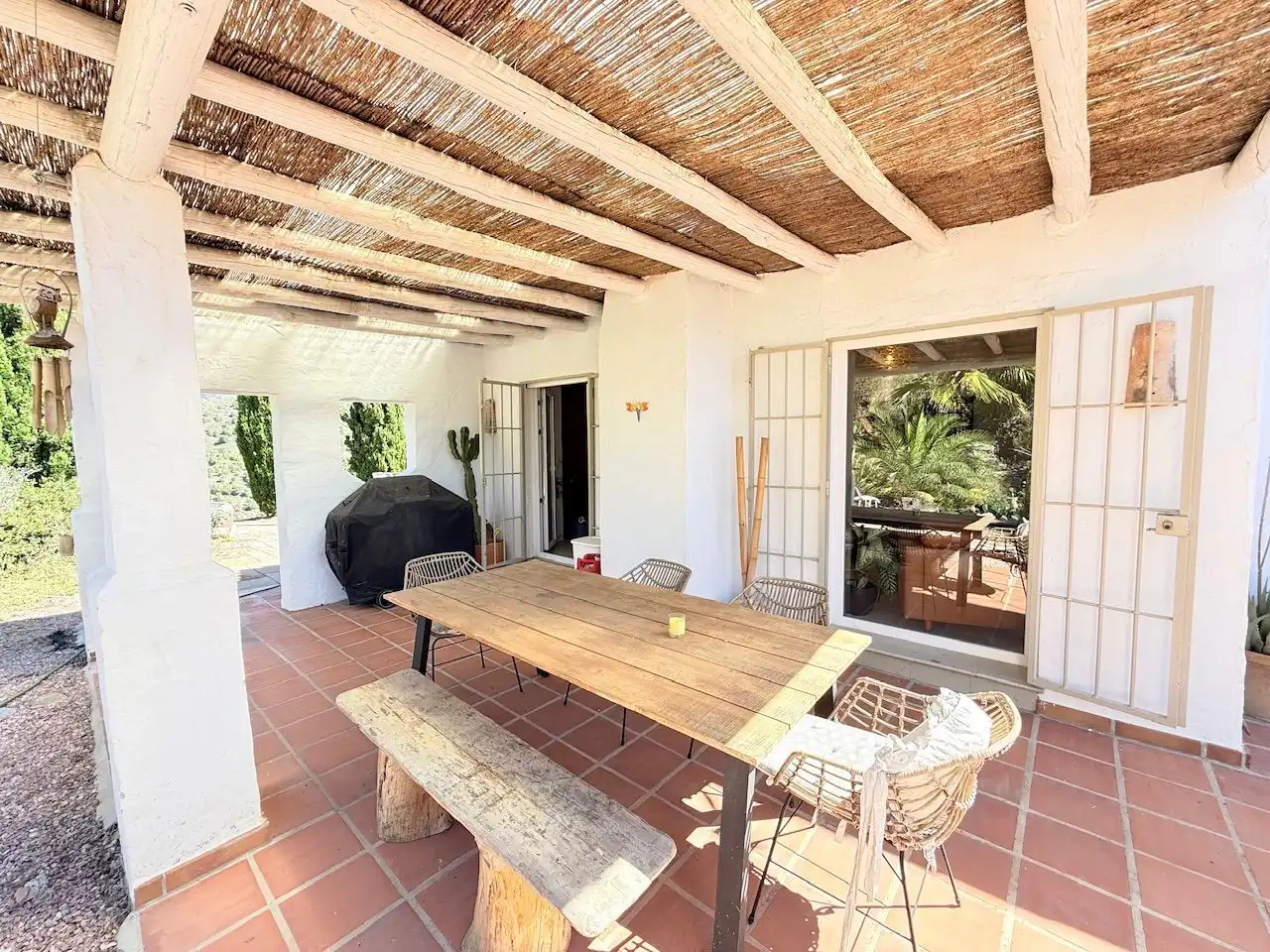 Terrassa de Casa o xalet en venda en Frigiliana amb Aire condicionat, Calefacció i Jardí privat
