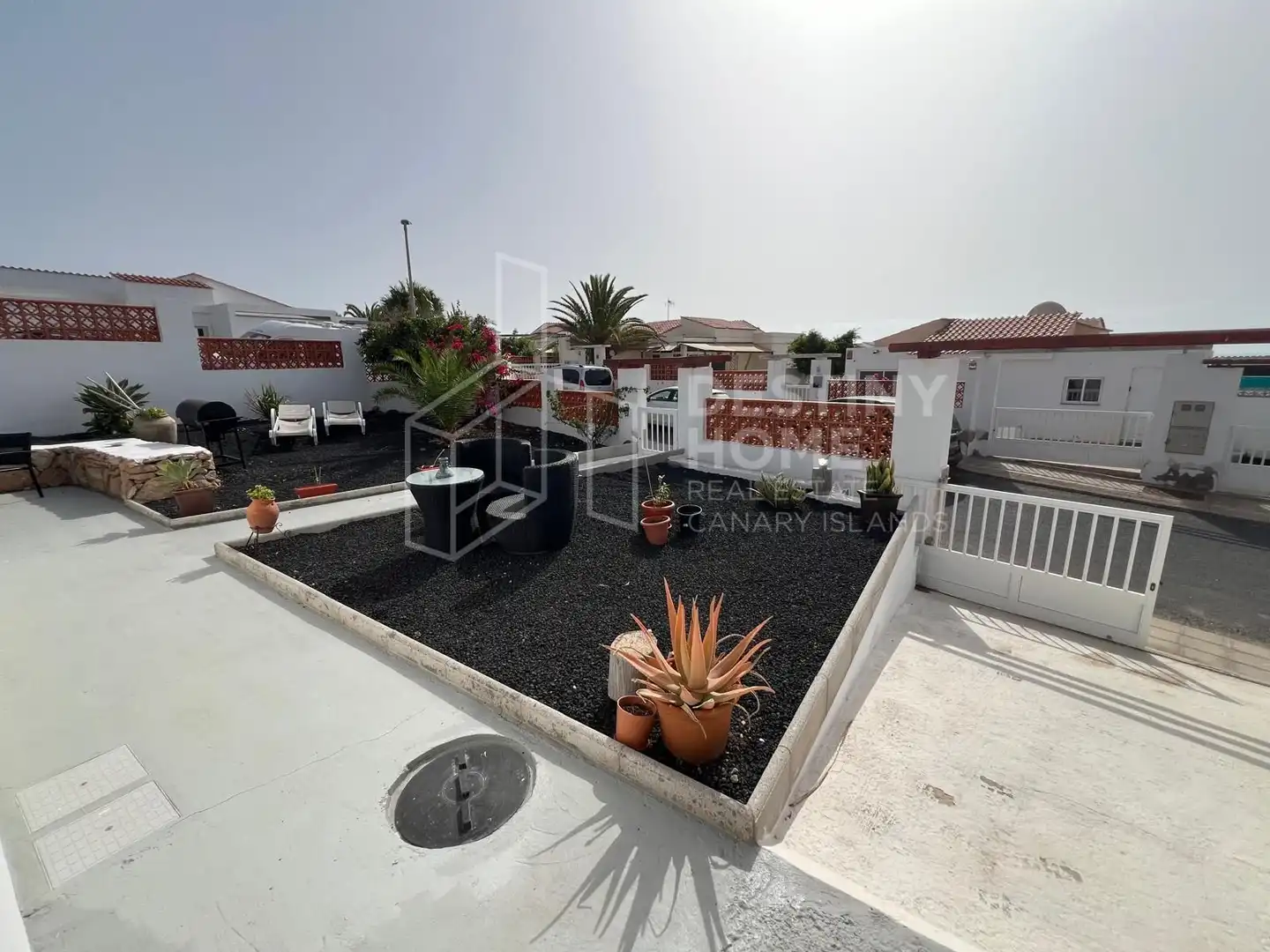 Terrassa de Casa o xalet en venda en La Oliva amb Jardí privat, Terrassa i Traster
