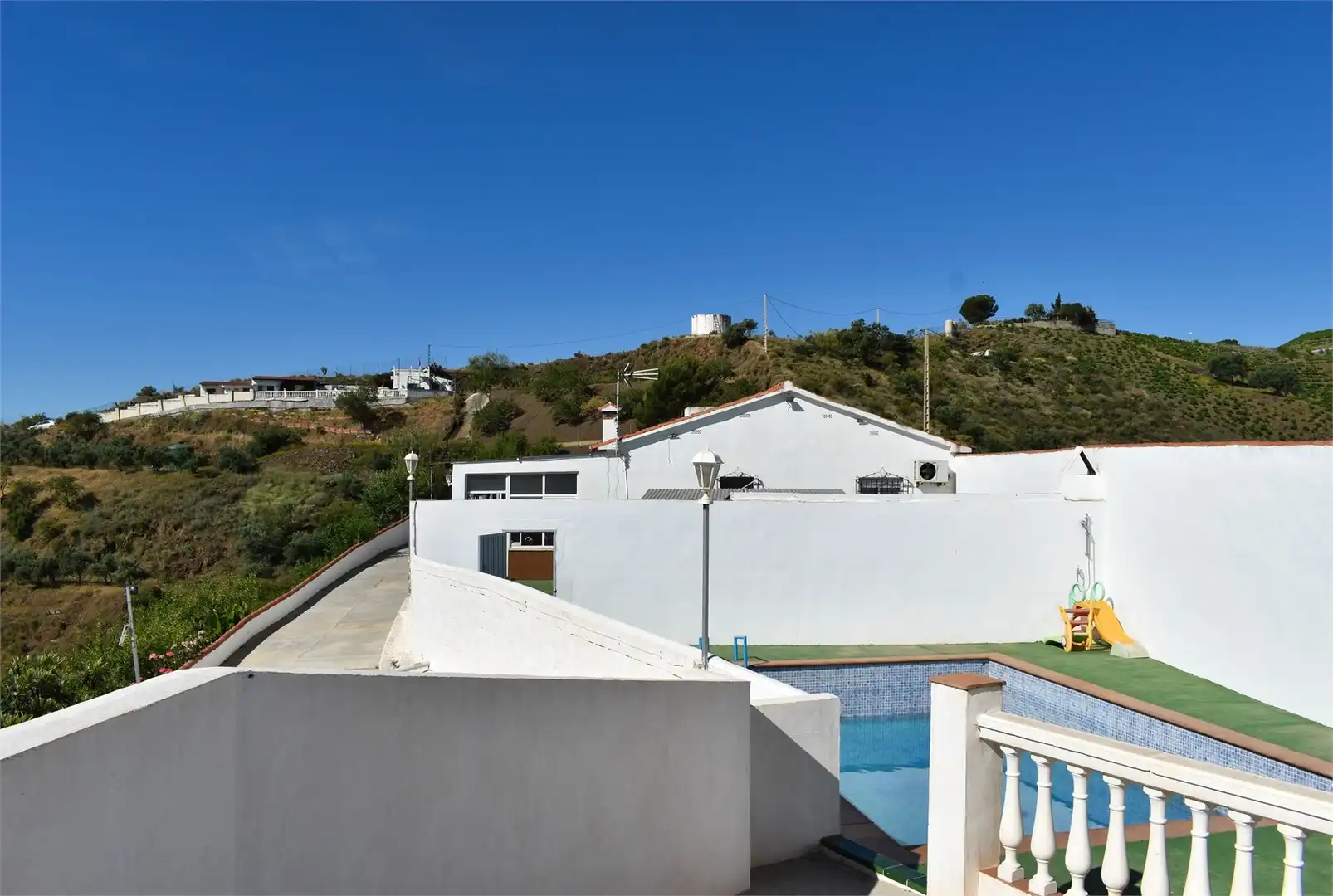 Exterior view of Country homes for sale in Iznate  with Air Conditioner, Private garden and Terrace