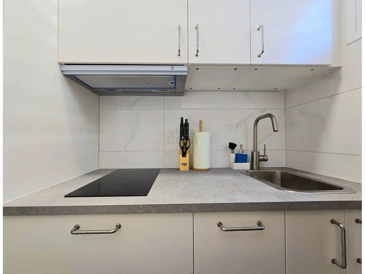 Cocina de Piso de alquiler en Cubelles con Aire acondicionado y Amueblado