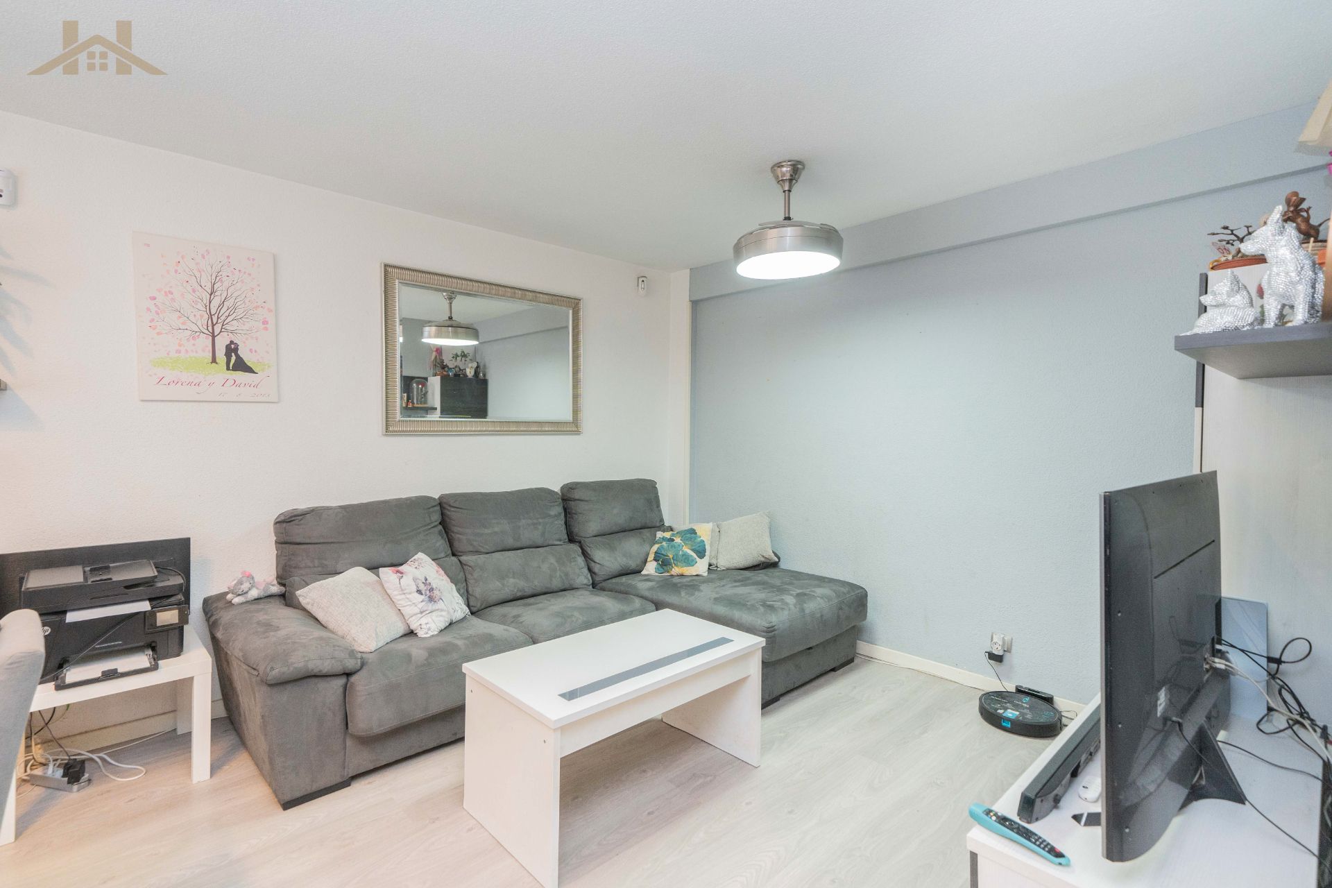 Living room of Single-family semi-detached for sale in Boadilla del Monte  with Air Conditioner, Heating and Private garden