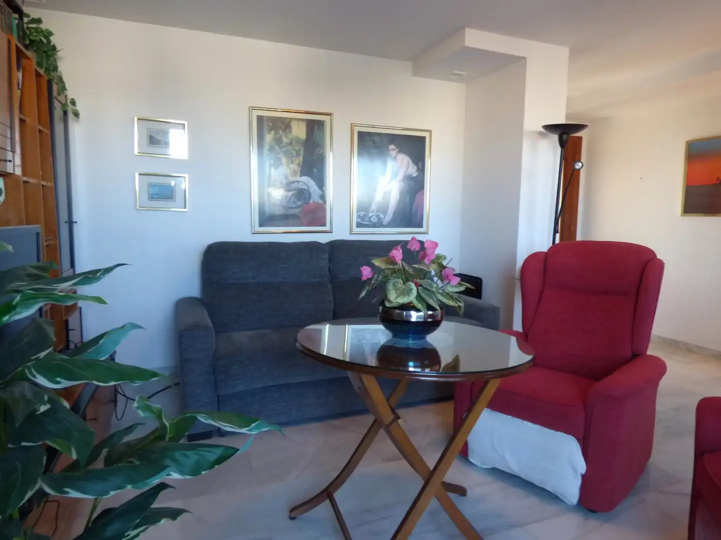 Wohnzimmer von Dachboden zum Verkauf in Cádiz mit Heizung und Terrasse