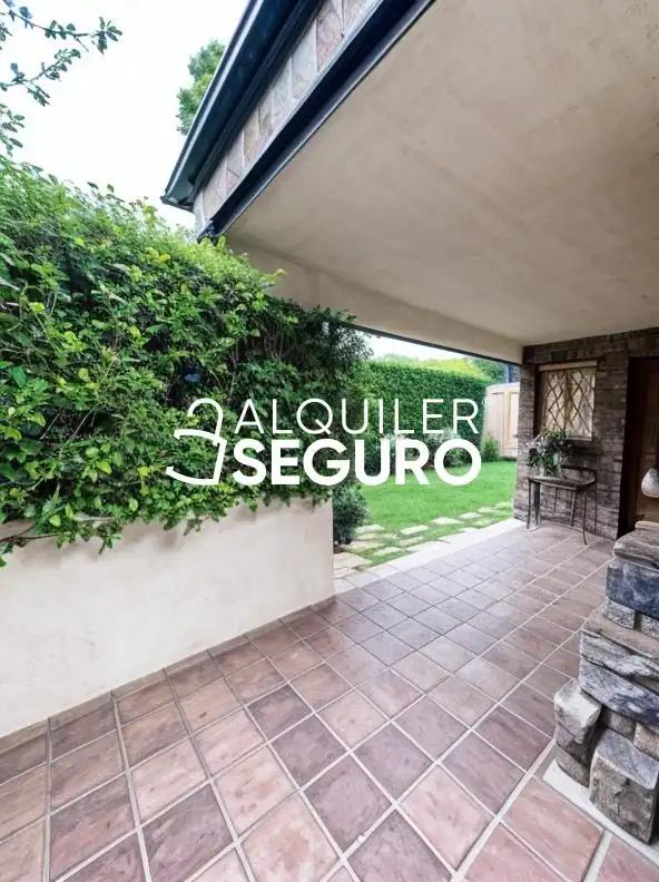 Garden of Houses for rent in Madrid  with Heating, Terrace and Storage room