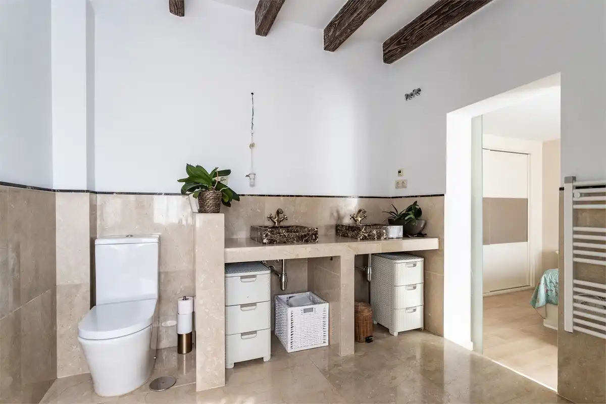 Baño de Casa adosada en venta en Benalmádena con Amueblado