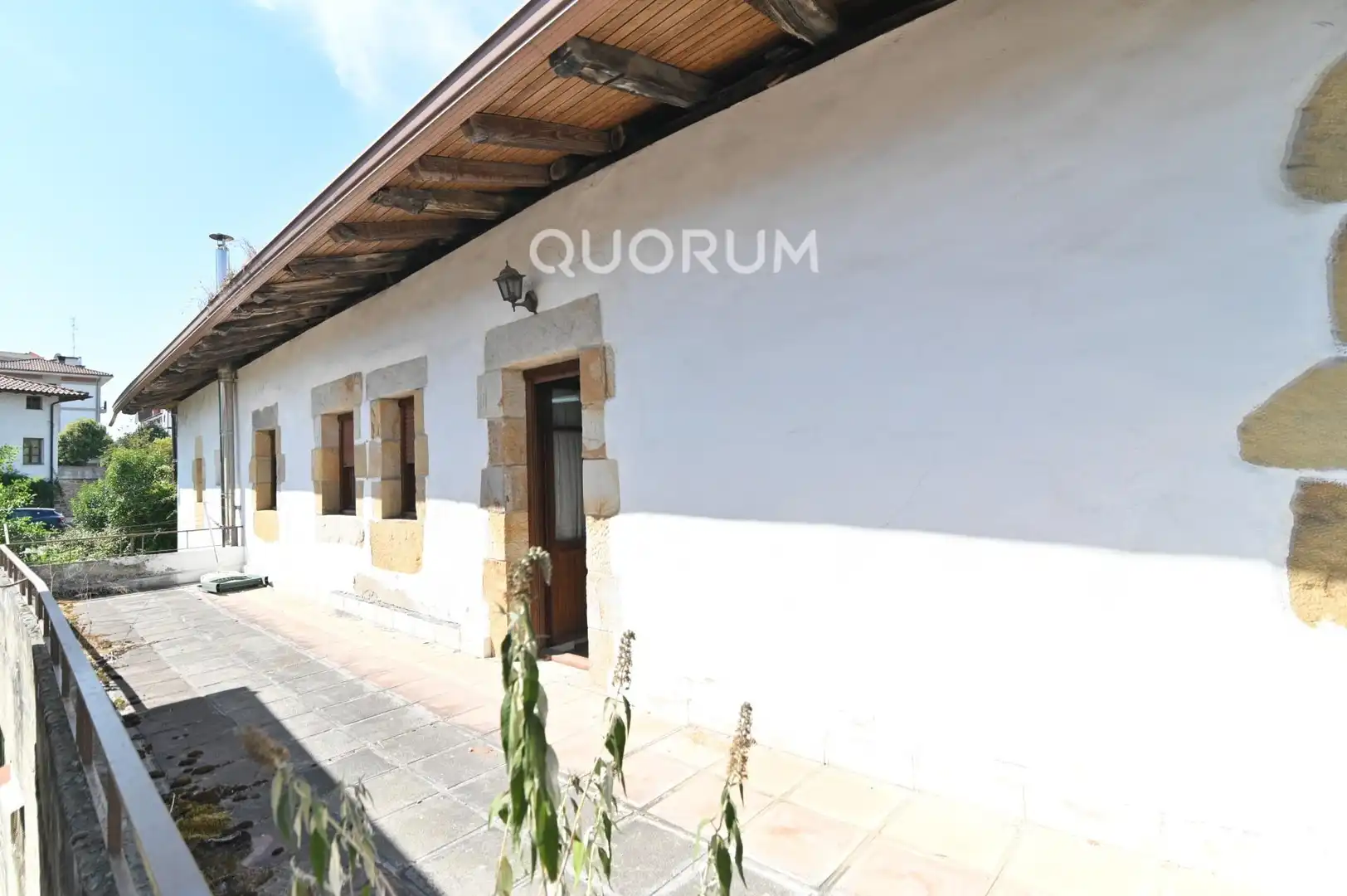 Vista exterior de Casa o xalet en venda en Larrabetzu amb Calefacció i Moblat