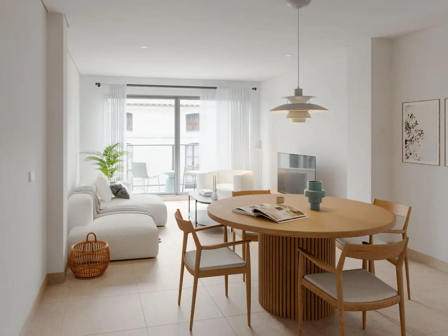 Living room of Flat for sale in Gandia  with Terrace and Balcony