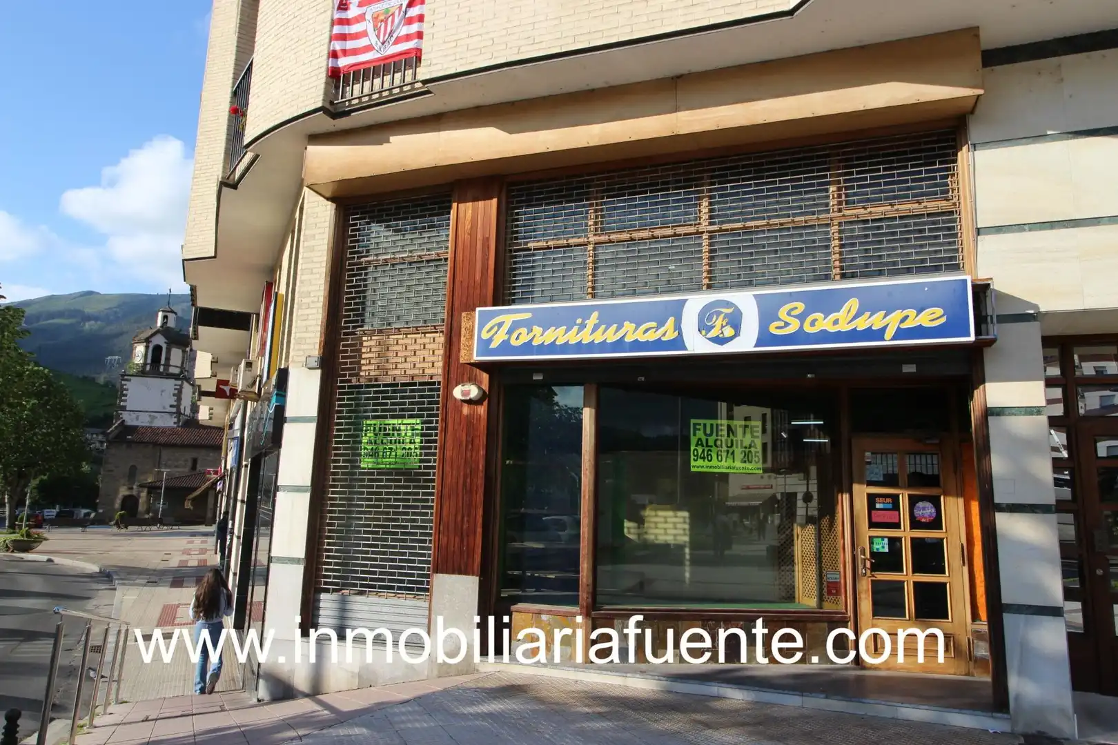 Vista exterior de Local de lloguer en Güeñes