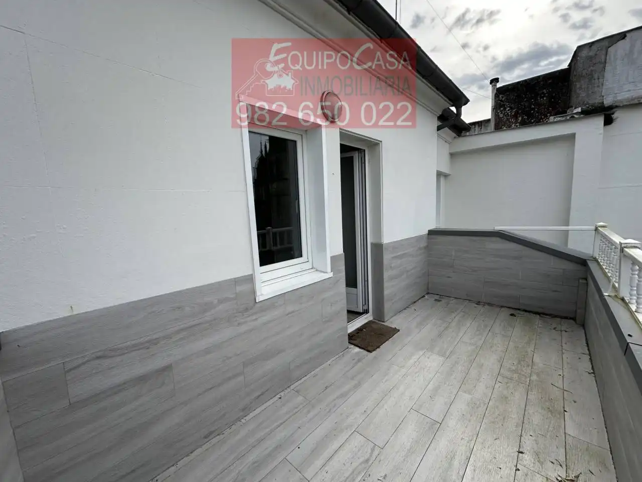 Terrasse von Maisonette zur Miete in Lugo mit Heizung, Terrasse und Möbliert