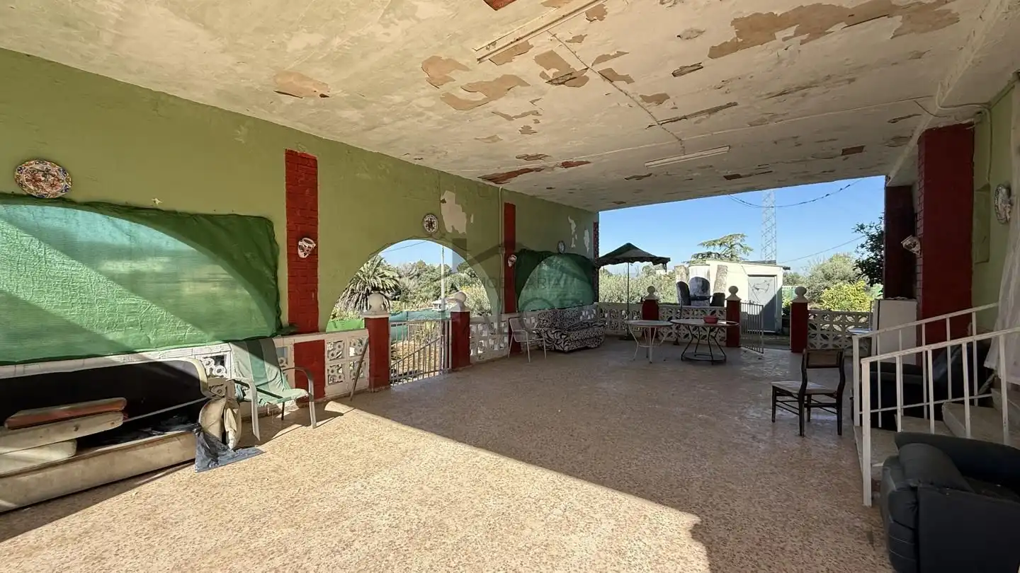 Terraza de Finca rústica en venta en Rafelguaraf con Jardín privado, Terraza y Trastero
