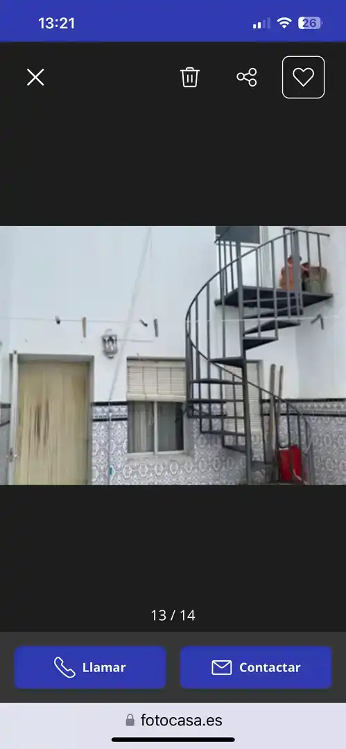 Exterior view of Flat for rent in Llerena  with Air Conditioner, Furnished and Balcony