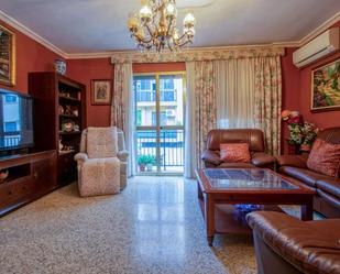 Living room of Flat for sale in  Sevilla Capital  with Air Conditioner, Heating and Terrace