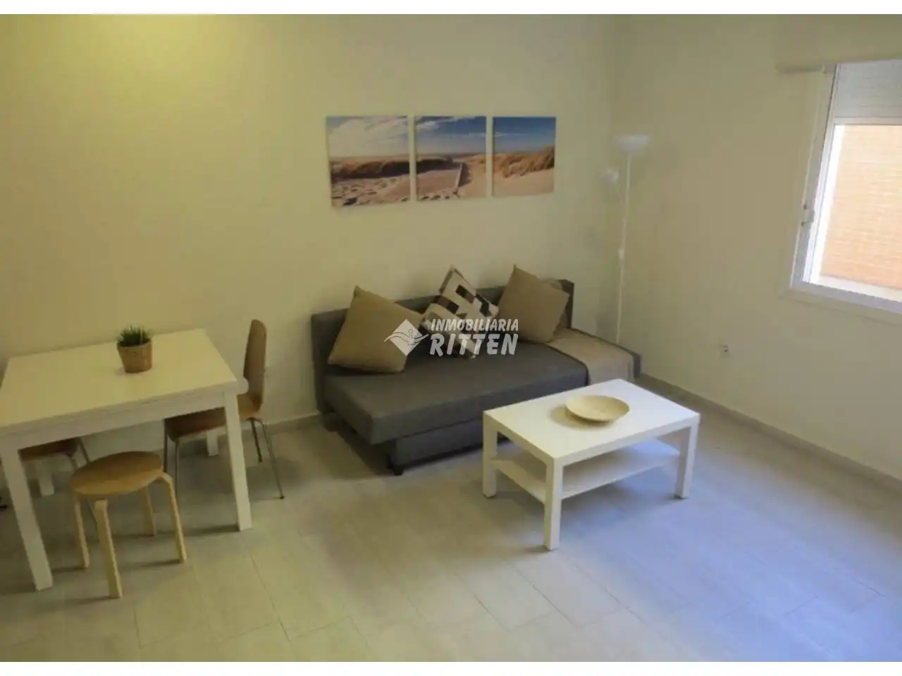 Sala d'estar de Pis de lloguer en Cartagena amb Aire condicionat, Calefacció i Moblat