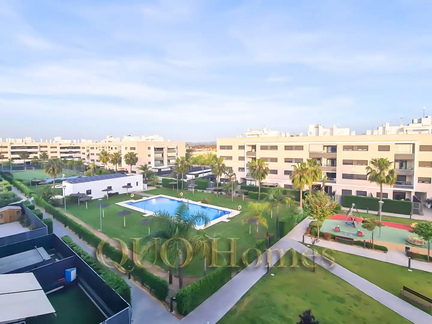 Exterior view of Flat for sale in Jerez de la Frontera  with Air Conditioner, Storage room and Balcony