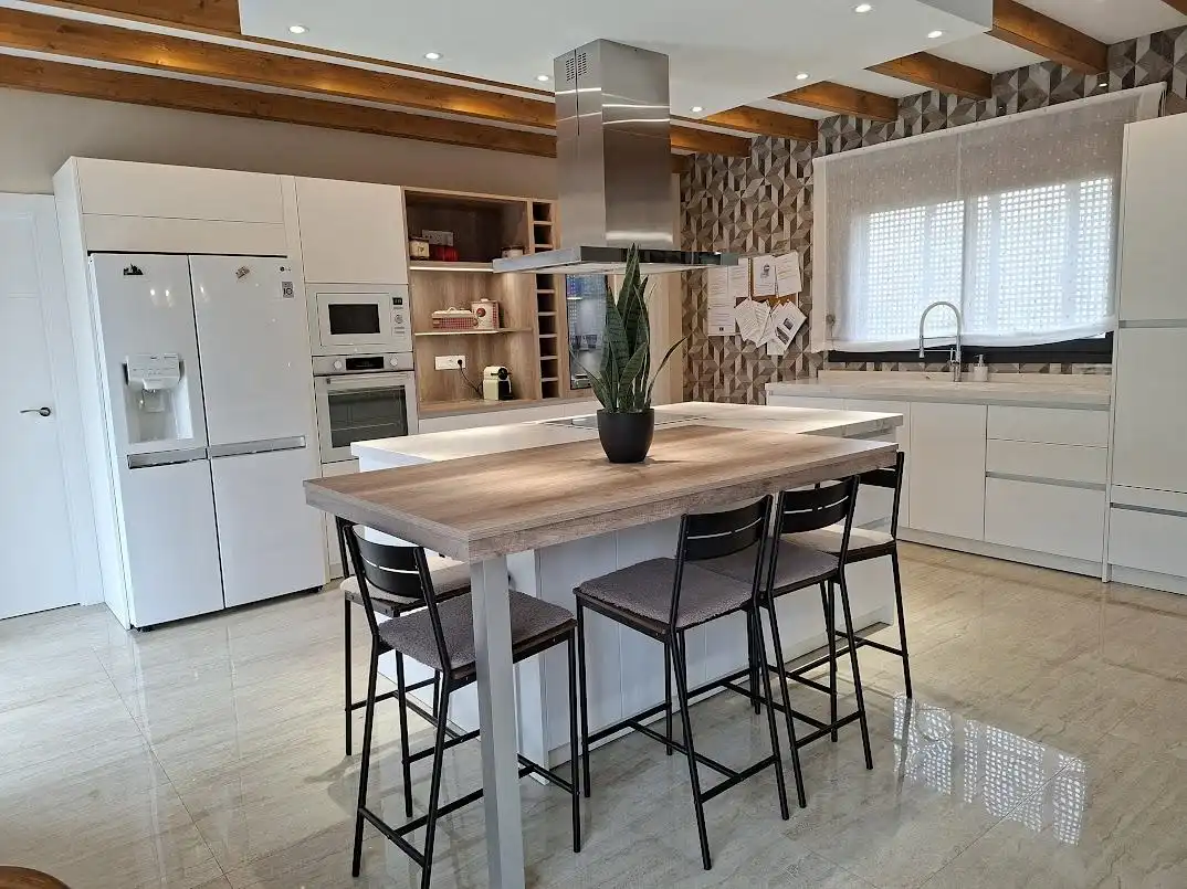 Kitchen of Houses for sale in Hontecillas  with Air Conditioner, Private garden and Terrace