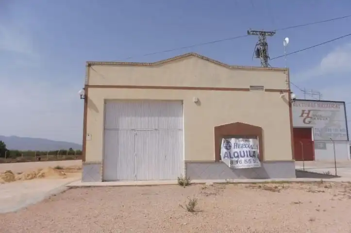 Vista exterior de Nave industrial en venta en Fuente Álamo de Murcia