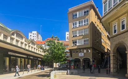 Exterior view of Flat for sale in A Coruña Capital 