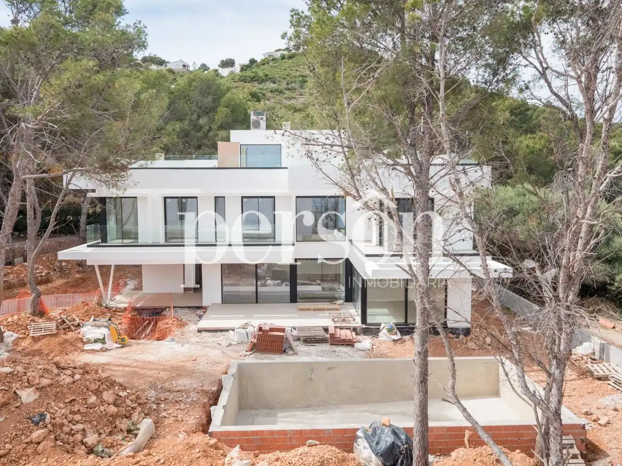 Vista exterior de Casa adosada en venta en Dénia con Aire acondicionado, Calefacción y Jardín privado