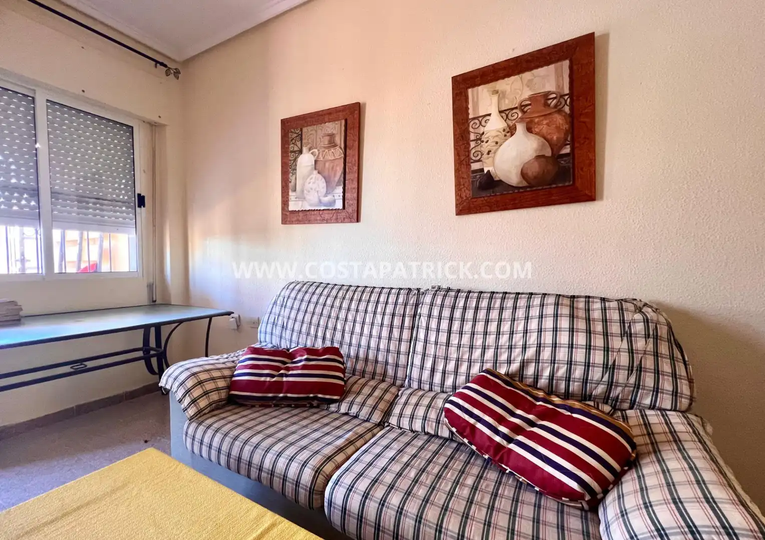 Sala de estar de Casa adosada en venta en Los Alcázares con Amueblado y Lavadora